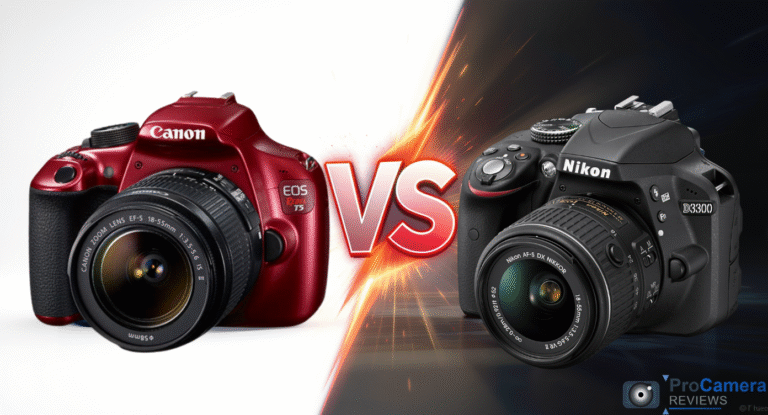 Nikon D3300 vs Canon T5: comparison
