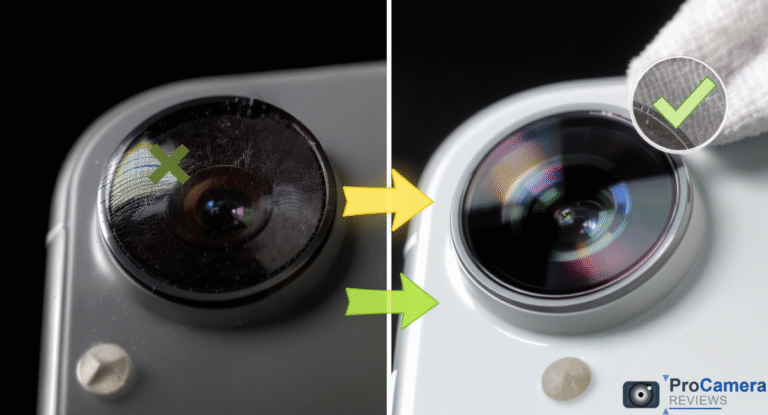 how to clean iPhone camera lens ?