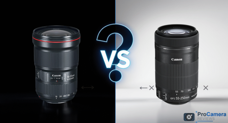 Canon EF vs EF-S Lenses: Complete Guide