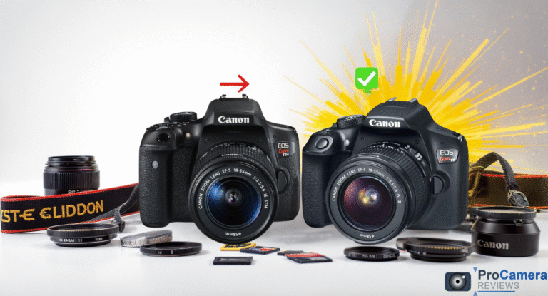 Canon T6 vs T6i comparison