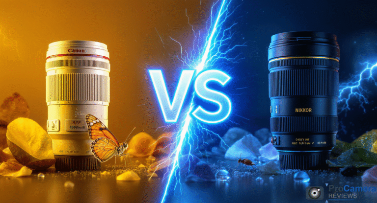 Canon vs Nikon Macro Lenses comparison