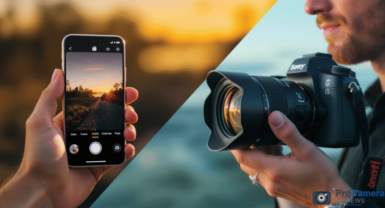 Smartphone vs Camera: comparison