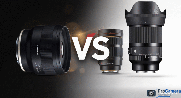 Sony 35mm Lens Comparison
