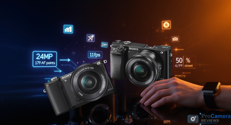 Sony A5000 vs A6000 comparison
