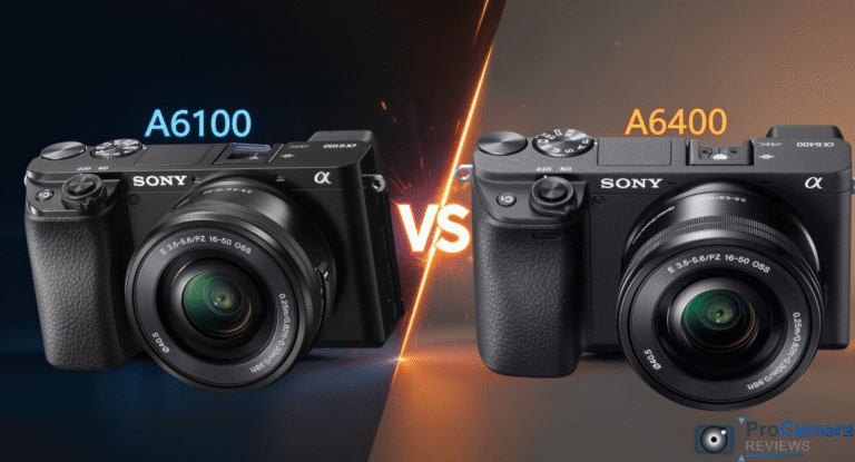 Sony A6100 vs A6400