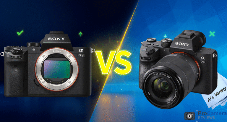 Sony A7 II vs A7 III comparison