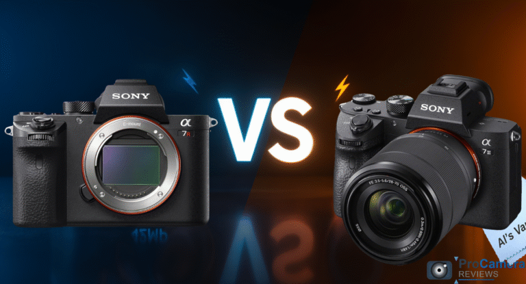 Sony A7R II vs A7 III comparison