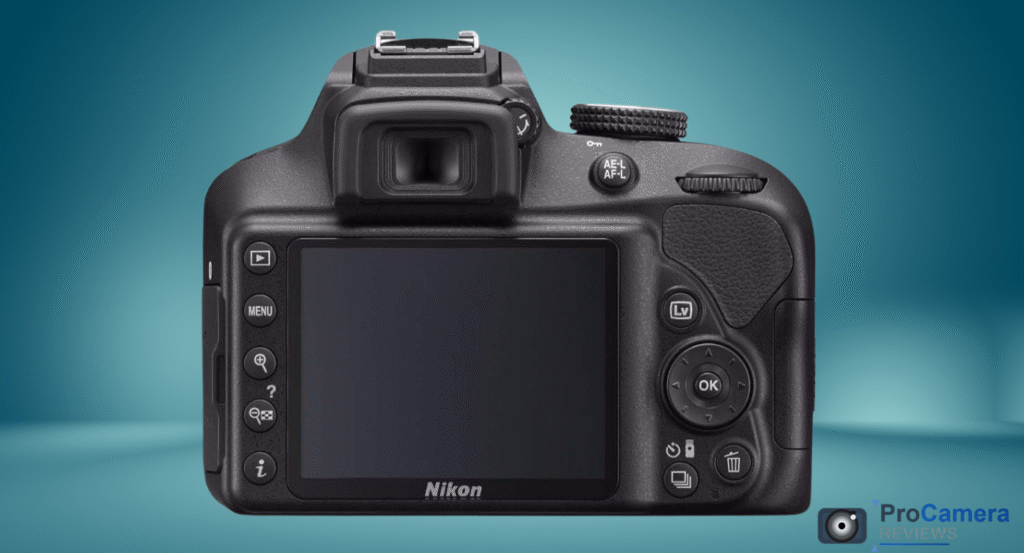 Nikon D3400 screens